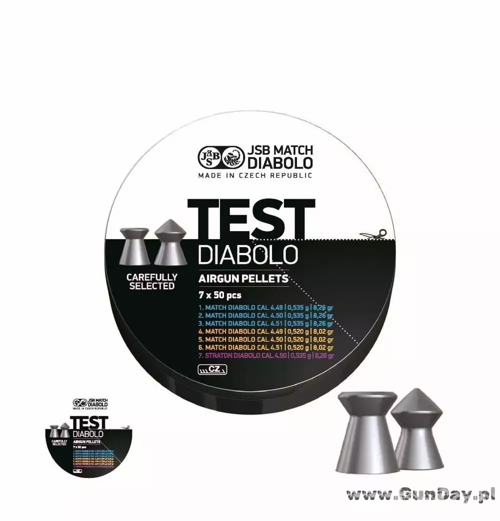 Diabolo JSB TESTER Pistol kal.4,5/350"