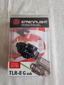 Latarka Streamlight TLR-8 G sub zielony laser do Glock 43XMOS/48 MOS, 43X Rail/48 Rail
