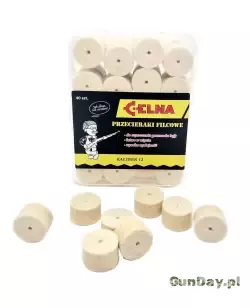 Przecieraki filcowe do czyszczenia broni (kaliber 12) - CELNA