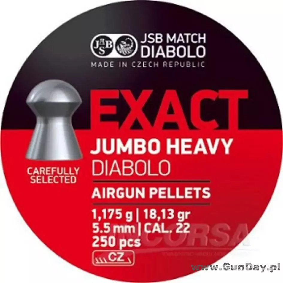 Diabolo JSB EXACT JUMBO HEAVY k.5,52/250