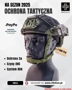 Hełm taktyczny typu High Cut model Sestan-Busch BK-ACH-HC IIIa