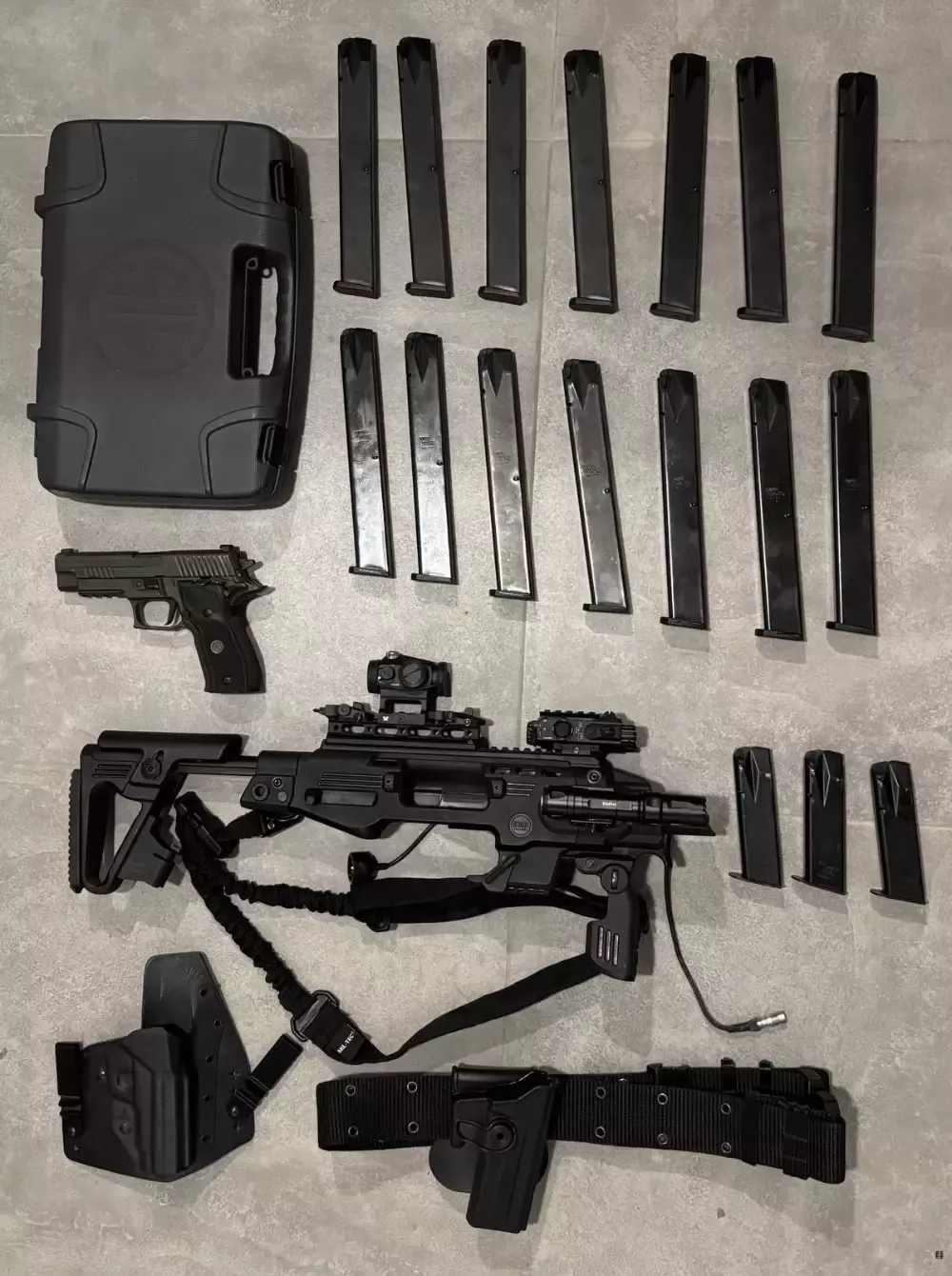 SIG SAUER P226 Legion z konwersją na subkarabinek