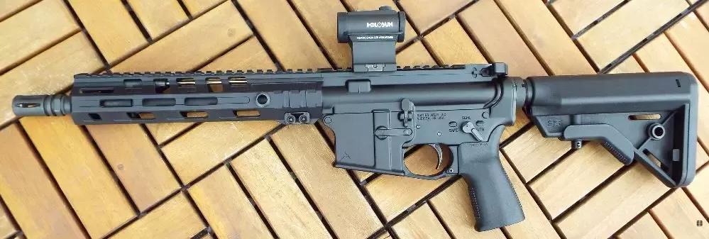 Sprzedam karabinek w systemie tłokowym Rainier Arms RUC MOD4 Rifle - 10.5" + Holosun HS403C