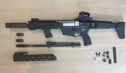 Karabin MSBS GROT dwie lufy na jedną promesę, zestaw tuningowany