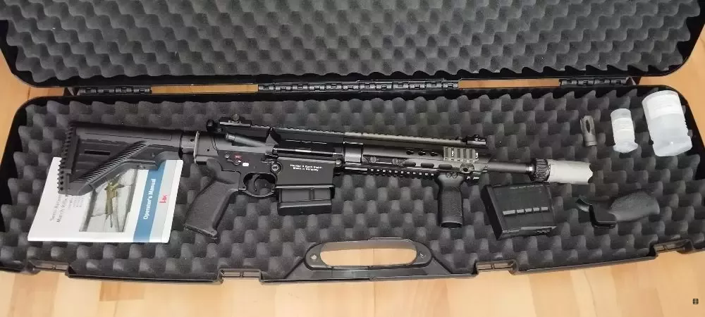 HK MR308 win plus osprzęt- lufa 13 cala