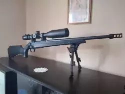 Karabin CZ 600 Alpha 308 win. Cały zestaw: luneta Vortex Venom 5-25-56 MOA, montaże Vortex 36 mm, kompensator Bergara, bipod.