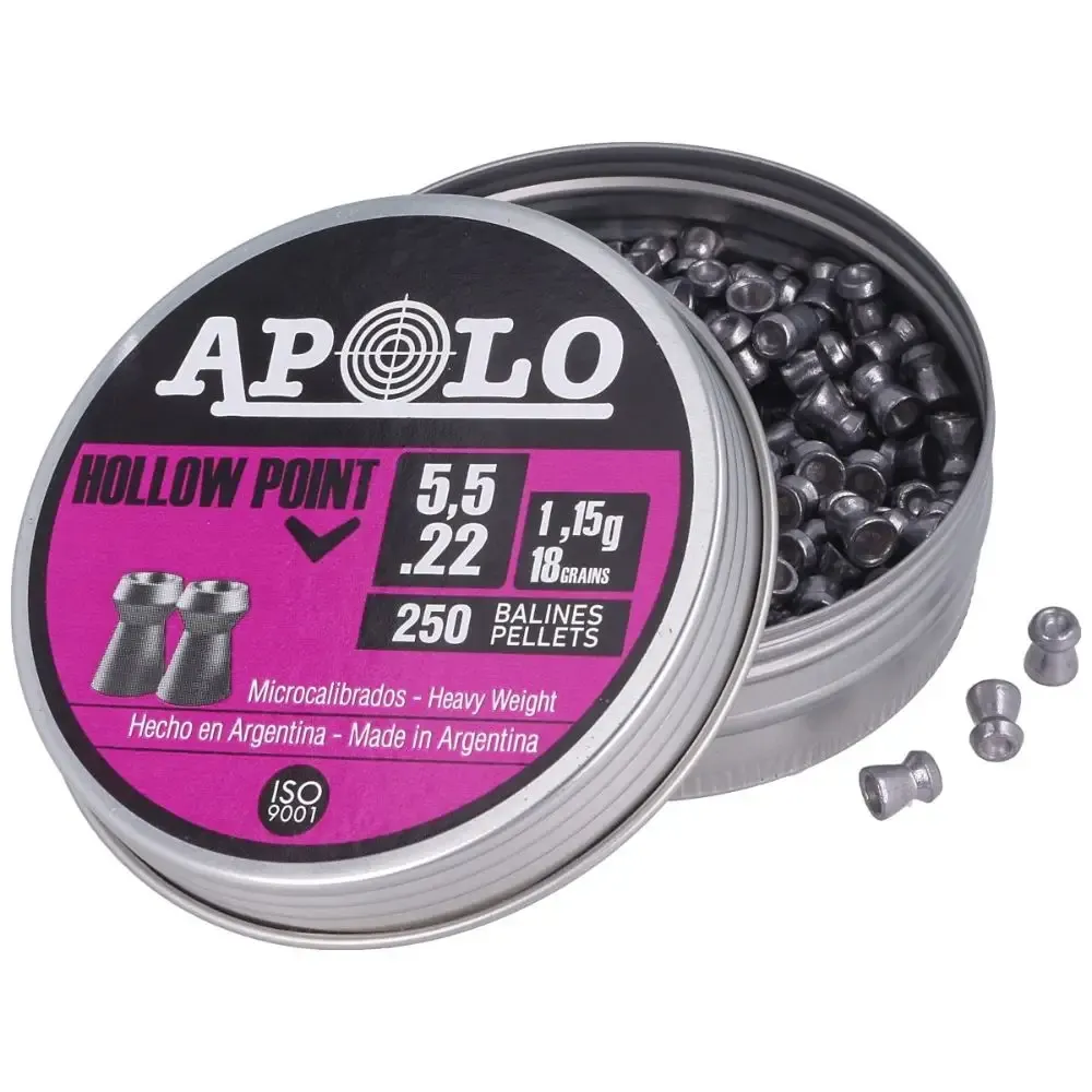 Śrut Apolo Hollow Point 5.52 mm, 250 szt. 1.15g-18.0gr (19701-2) 1.jpg