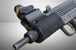 Mini UZI - konwersja / modernizacja: montaż pod kolimator, maksymalnie kompaktowa