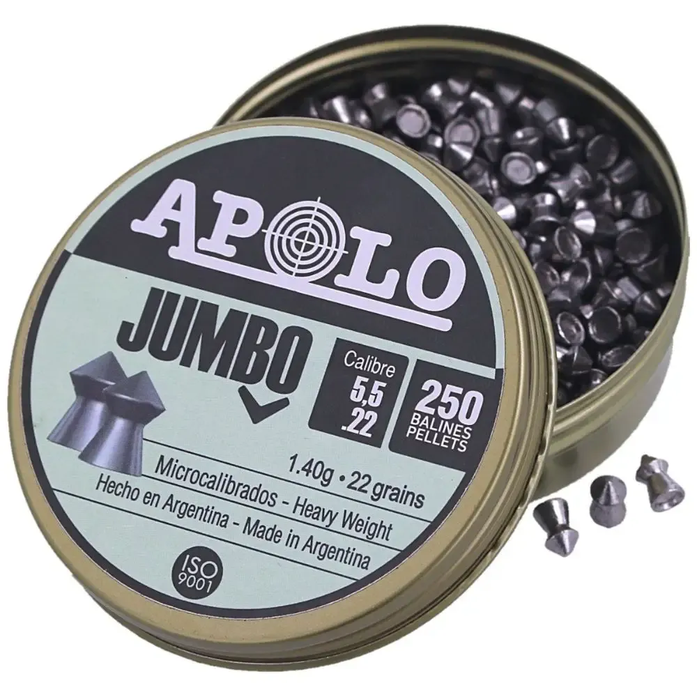 Śrut Apolo Jumbo 5.5 mm 250 szt. 1.40g-22.0gr (19921) 1.jpg