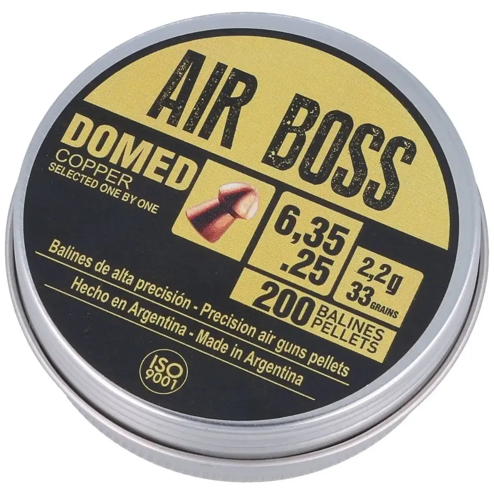Śrut Apolo Air Boss Domed Copper 6.35 mm, 200 szt. 2.20g-33.0gr (30200).jpg