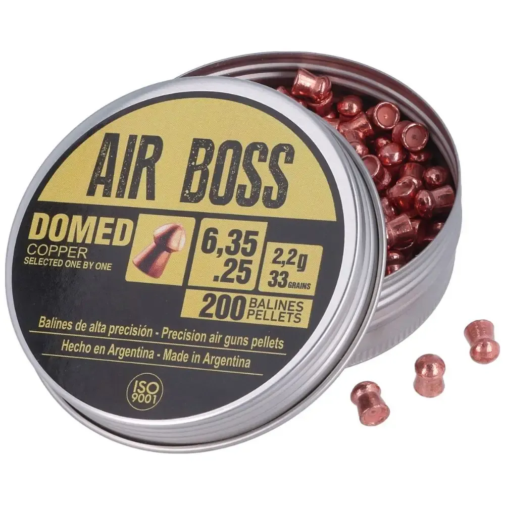 Śrut Apolo Air Boss Domed Copper 6.35 mm, 200 szt. 2.20g-33.0gr (30200) 1.jpg