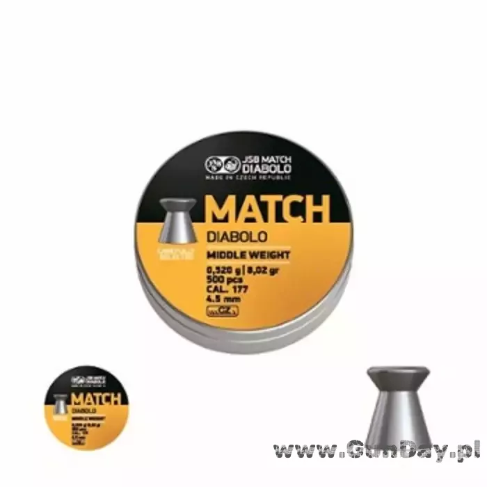 Diabolo JSB MATCH Middle kal.4,49/500