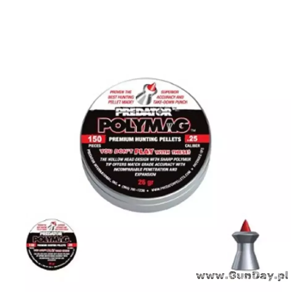 Diabolo JSB POLYMAG PREDATOR k.6,35/150