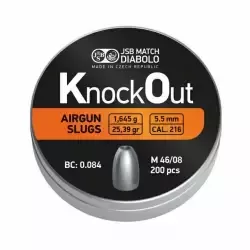 Diabolo JSB Knock Out Slugs kal.5,5/200 