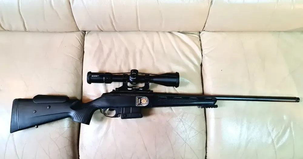 Tikka T3x LH, LEWA, cal .308win, VARMINT 24", mag 6szt, Picatinny, wzmocnione łoże +VORTEX 6-24x50USA +Geissele Mount + pokrow