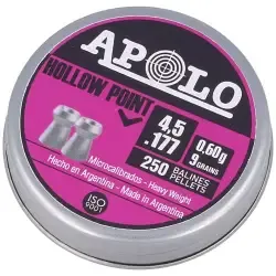 Śrut Apolo Hollow Point 4.5 mm, 250 szt. 0.60g-9.0gr (19201)
