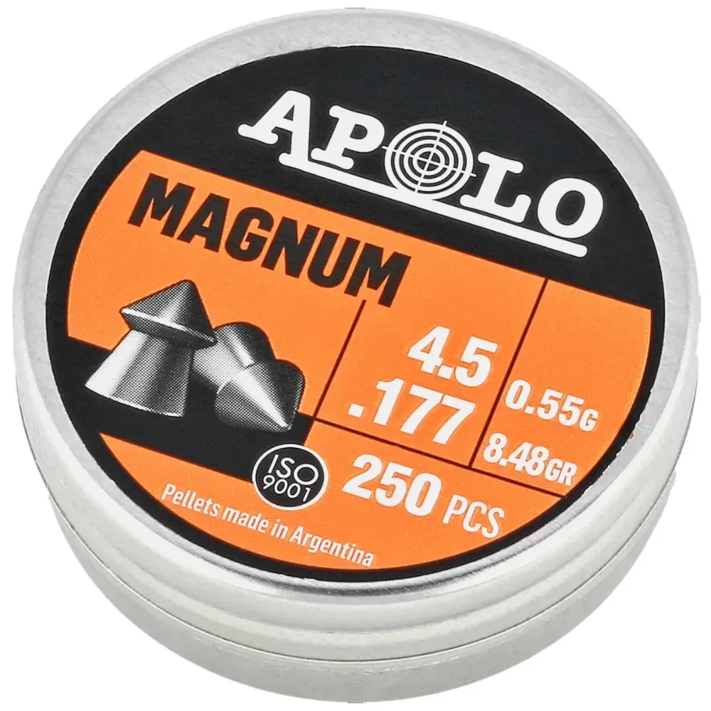 Śrut Apolo Magnum 4.5 mm, 250 szt. 0.55g-8.48gr (12002).webp