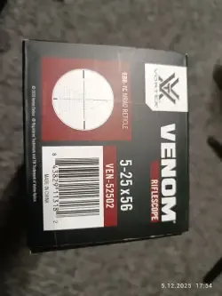 Luneta celownicza Vortex Venom 5-25x56 FFP 34 mm AO EBR-7C MRAD