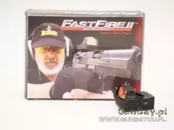 Kolimator BURRIS FASTFIRE II. Kolimator otwarty typu red dot, plamka 4 MOA.