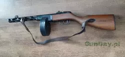 PPsz wz.41  1945r. potocznie: pepesza albo pepecha, radziecki pistolet maszynowy kal. 7,62 mm. Stan prawie magazynowy. SPRZEDANE.
